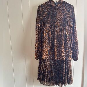 LAUREN Ralph Lauren 2 piece animal print dress